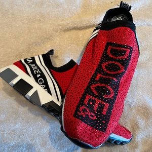 Rhinestone sneakers size 44.